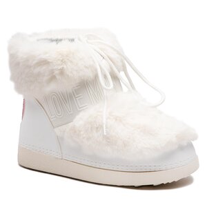 Beige Comb 430 LOVE MOSCHINO - JA24432G0FIT2100 Blanco