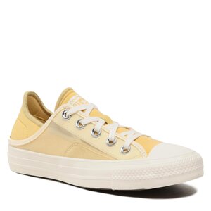 Image of Sneakers aus Stoff Converse - Chuck Taylor All Star Crush Heel A03504C White/Yellow
