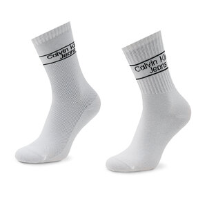 Image of 2er-Set hohe Damensocken Calvin klein jeans - 701219853 White 002