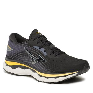 Footwear Mizuno uudelleen - Wave Sky 6 J1GC220202  Black/Tradewinds/Gold Fusion
