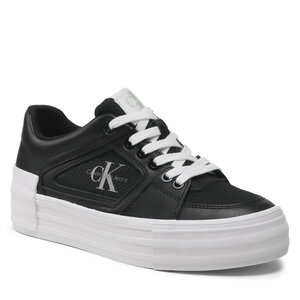 Image of Sneakers Calvin Klein Jeans - Vulc Flatform Bold Fluo Contr YW0YW00904 Black/Live Mist