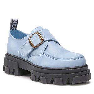 Chunky loafers Bianco - 11250171 Light Blue