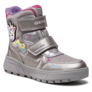 Image of Schneeschuhe Geox - J Sveggen G.B Abx A J268AA 0FUNF C1A8N DD Dk Silver/Fuchsia