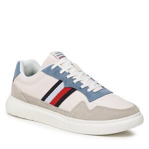 Sneakers Dresses Tommy Hilfiger - Lightweight Leather Mix Cup FM0FM04427 Weathered White AC0
