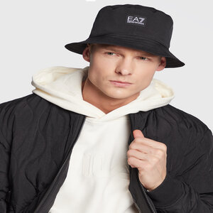 Image of Bucket Hat EA7 Emporio Armani - Bucket 244700 2F100 00020 Black