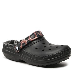 Ciabatte Crocs - Classic Lined Animal Remix Clog 207842 Black/Multi Animal