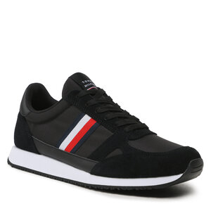 Image of Sneakers Tommy Hilfiger - Runner Lo Vintage Mix FM0FM03431 Black BDS