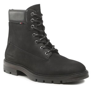 Stivali e scarponi - Hilfiger Padded Nubuck Boot FM0FM04205 Black BDS