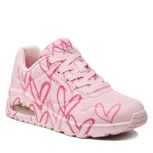 Sneakers Skechers - Skechers After Burn M Fit Navy Mens Memory Foam Sneake Lt.Pink