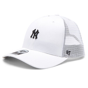 Image of Cap 47 Brand - MLB New York Yankees Base Runner Mesh &#039;47 MVP B-BRNMS17CTP-WHA White