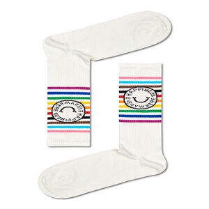 Set di 3 paia di calzini lunghi unisex Happy Socks - XPRE08-1300 Multicolore