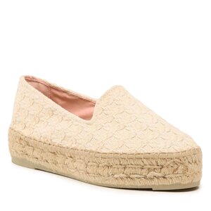 Image of Espadrilles Manebi - Recycled Cotton Braid Double Sole Espadrilles Natural