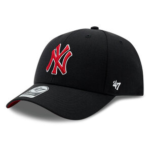 Image of Cap 47 Brand - MLB New York Yankees Sure Shot Snapback '47 MVP B-SUMVP17WBP-BK Black