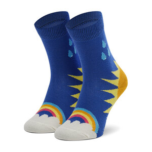 

Набір 2 пар високих дитячих шкарпетокHappy Socks, Кольоровий;голубий