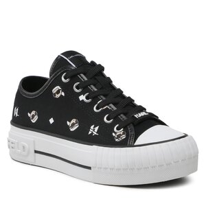 Scarpe da ginnastica KARL LAGERFELD - KL60415 Black Canvas
