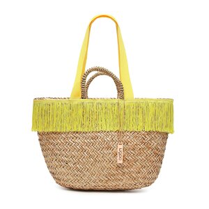Borsetta Nobo - NBAG-XP0320-C008 Beżowy Z Limonkowym