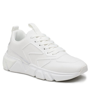 Sneakers Calvin Klein - Low Top Lace Up Lth Hf HM0HM00995 Triple White 0K4