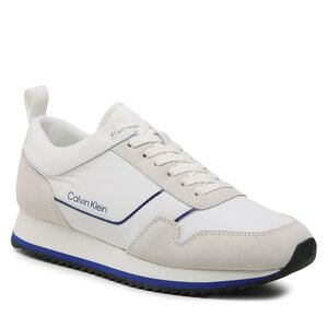 Sneakers Calvin Klein - Low Top Lace Up Mix HM0HM00985 White/Ultra Blue 0K7