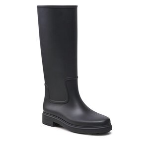 Wellington Calvin Klein - Rain Boot Knee W/Flc HW0HW01265 Ck Black BAX