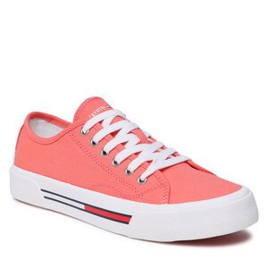 Image of Sneakers aus Stoff Tommy Jeans - Tjw Low Cut Canvas EN0EN02359 Santa Fe Sunset XKI