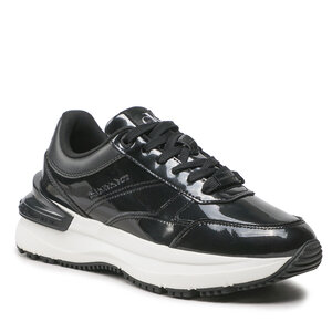 Trainers Calvin klein jeans - Chunky Sneaker Glossy Patent YW0YW00889  Black BDS
