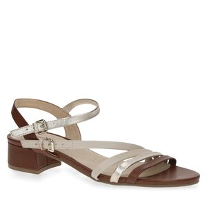 Image of Sandalen Caprice - 9-28200-20 Cognac/Gold 391