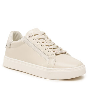 Image of Sneakers Calvin Klein - Clean Cup Lace Up Nano Mono Mix HW0HW01592 Dk Ecru ACG