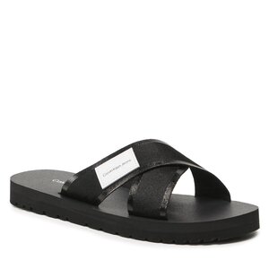 Ciabatte Calvin Klein Jeans - Prefresato Crisscros Badge YM0YM00641 Black BDS
