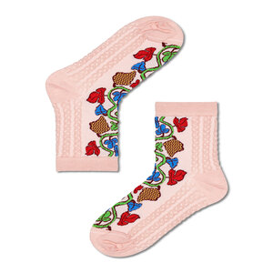 Calzini lunghi da donna Happy Socks - SISALE01-3000 Rosa