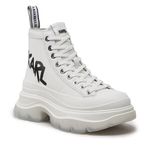 Sneakers KARL LAGERFELD - KL42949 White Nylon Textile