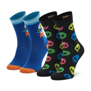 Calzini lunghi da bambini Happy Socks - KALN02-9300 Multicolore
