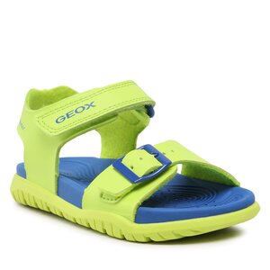 Image of Sandalen Geox - J Sandal Fusbetto Bo J35HMA000BCC0876 M Lime/Royal