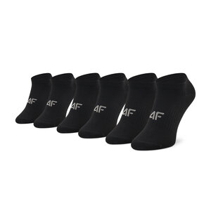 Set di 3 paia di calzini corti unisex 4F - H4Z22-SOD302 Nero