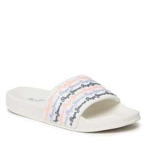 Image of Pantoletten Pepe Jeans - Slider Set W PLS70127 Off White 803