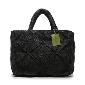 Image of Handtasche Manebi - Sunset Bag Large V 5.3 AC Black Crochet