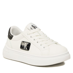 Sneakers Calvin Klein Jeans - Low Cut Lace-Up Sneaker V3X9-80562-1355 M White/Black X002