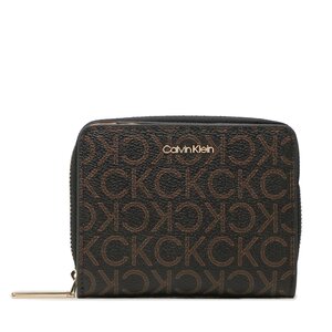 Image of Kleine Damen Geldbörse Calvin Klein - Ck Must Z/A Wllt W/Flap Md Mono K60K608910 0HD