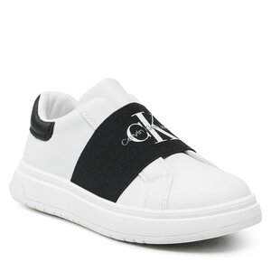 Sneakers Scarpe da donna - Low Cut Sneaker V3X9-80558-1355 M White/Black X002