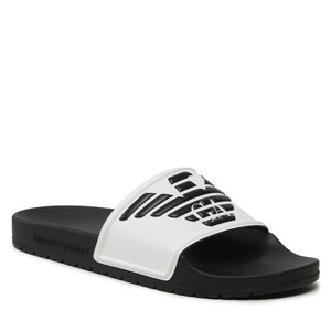 Image of Pantoletten Emporio Armani - XVPS04 XN747 D287 White/Black/Black