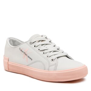 Scarpe sportive Calvin Klein Jeans - Ess Vulcanized Laceup Low Ny YW0YW00756 Cirrus Grey/Pink Blush 0IN