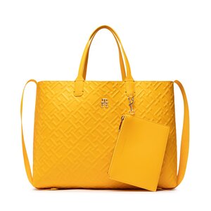 Borsetta Tommy kkert Hilfiger - Iconic Tommy kkert Tote Mono AW0AW14374 ZEW