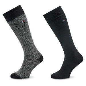 Set di 2 paia di open lunghi da uomo Tommy Hilfiger - 701220248 Black 002