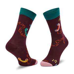 

Високі шкарпетки unisexHappy Socks, Бордовий
