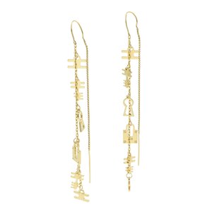

СережкиElisabetta Franchi, Золотий
