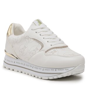 Image of Sneakers Patrizia Pepe - PJ216.27 M Bianco/Platino