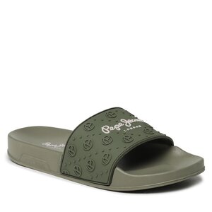 Image of Pantoletten Pepe Jeans - Slider Plain W PLS70126 Marsh 730