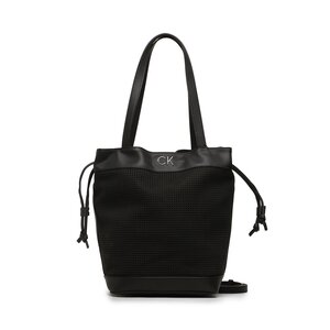 Image of Handtasche Calvin Klein - Re-Lock Drawstring Bag Perf K60K610635 Ck Black BAX