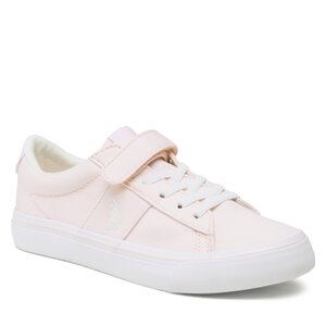 Scarpe sportive Polo Ralph Lauren - Sayer Ps RF104058 Pale Pink Recycled Canvas w/ White PP
