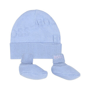 Completo cappello e calzini Boss - J98421 Pale Blue 771