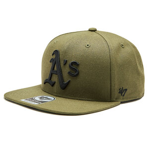 Image of Cap 47 Brand - MLB Oakland Athletics Ballpark Camo 47 CAPTAIN B-BCAMO18WBP-SW Sandalwood